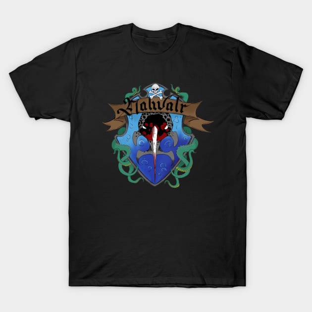 GeeklyCon House Banner - Nahvalr T-Shirt by BeardedClefable